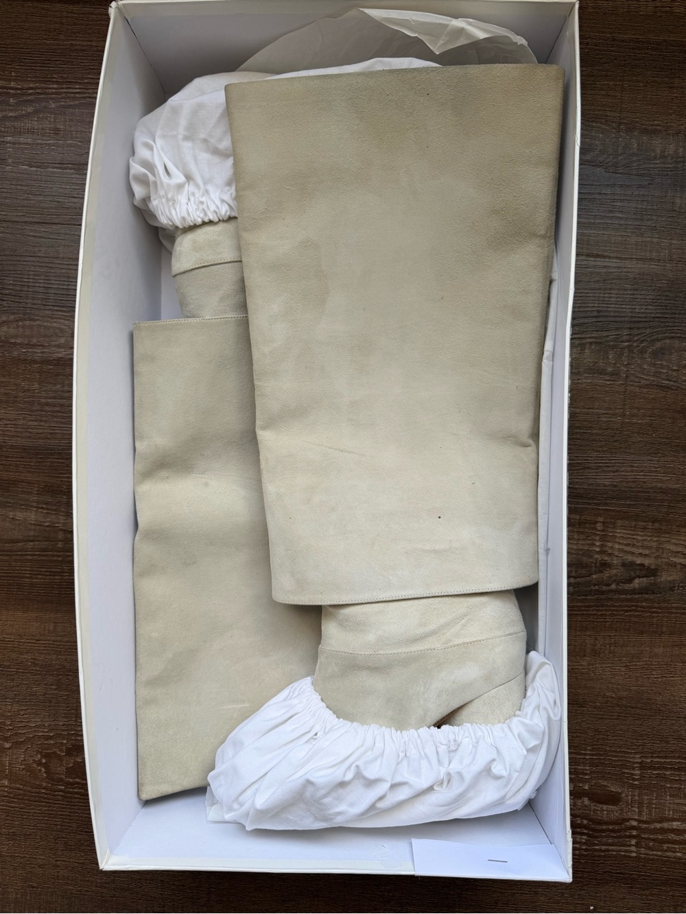 Maison Margiela Suede Tall Tabi Boots - Picture 2 of 7